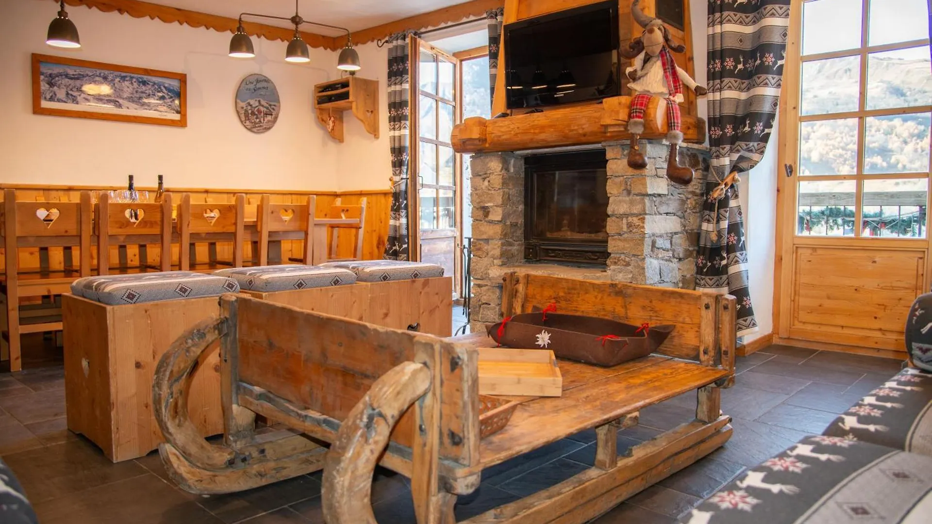 Chalet De Charme 13 Personnes Avec Sauna Ski O Pieds Saint-Martin-de-Belleville Frankrike